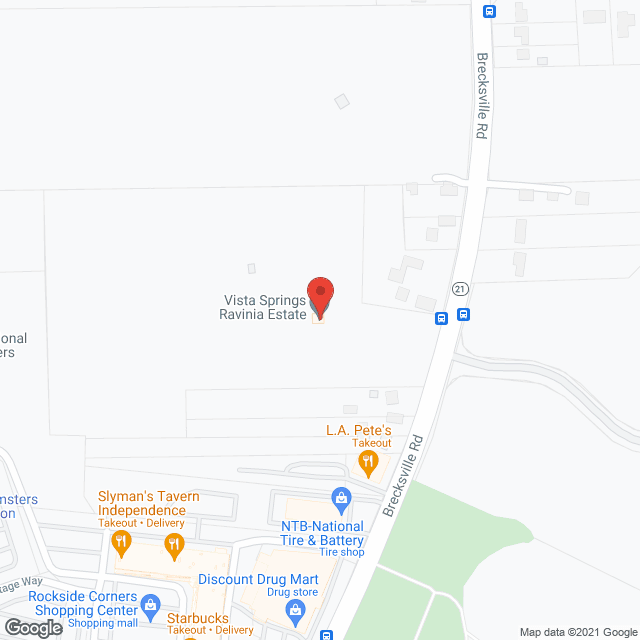 Vista Springs Ravinia in google map