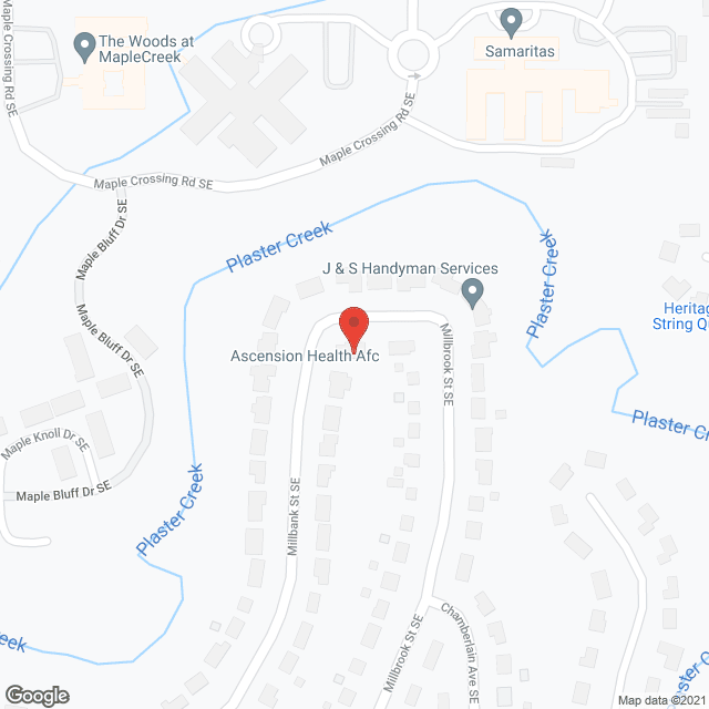Ascension Health Afc in google map