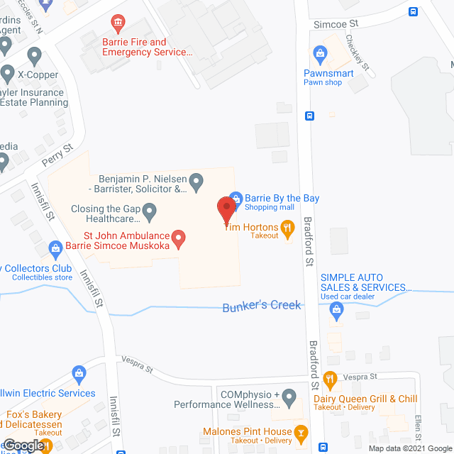 Bayshore Home Health Barrie in google map