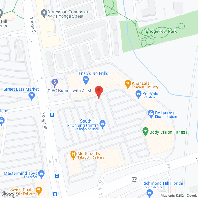 Bayshore Home Health Richmond Hill in google map