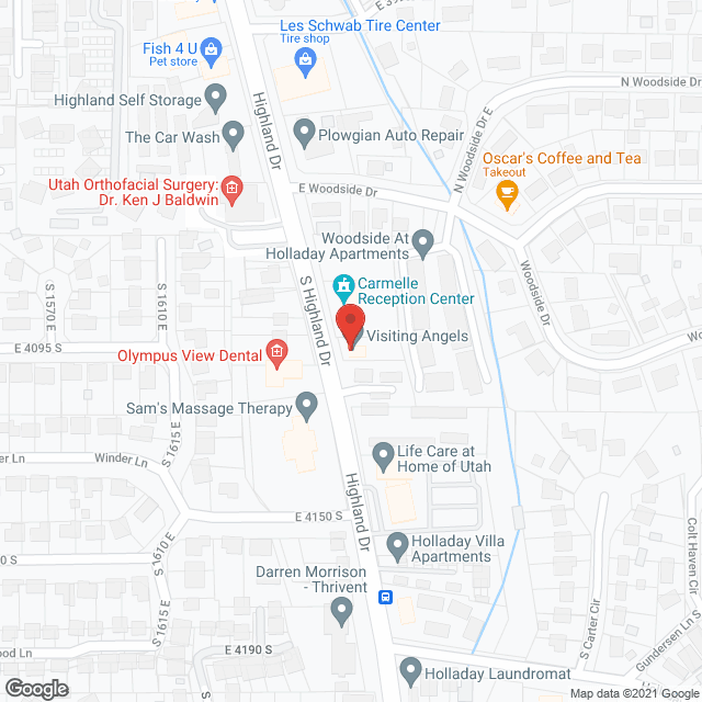Visiting Angels Salt Lake City in google map