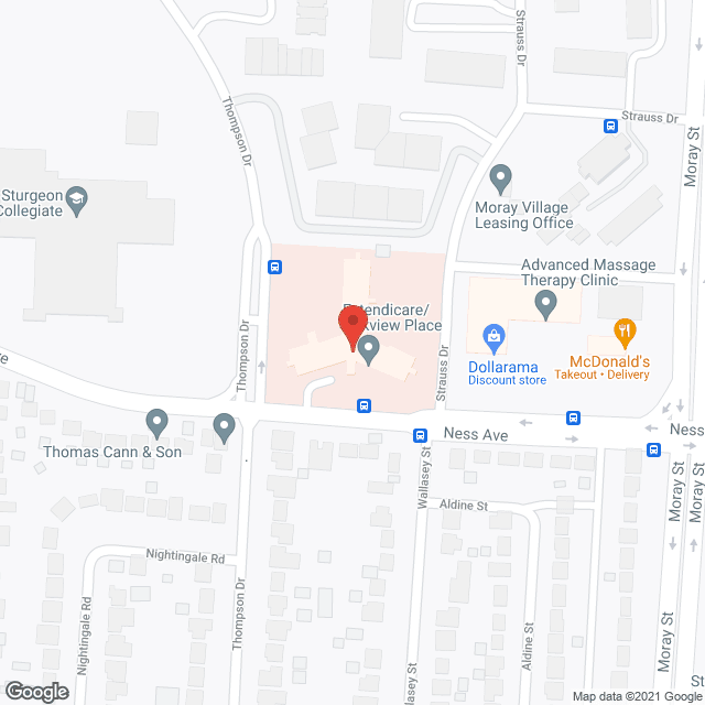 Extendicare Oakview Place (LTC) in google map