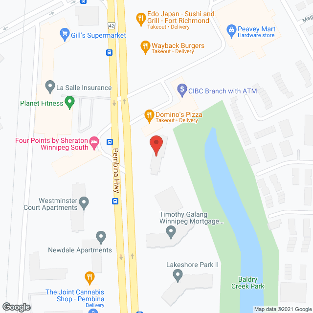 Richmond Gardens in google map