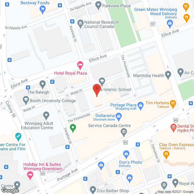 Place Promenade II in google map
