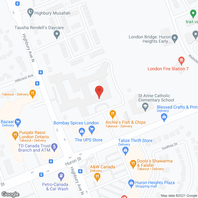 Kensington Village Retirement/Nursing Home in google map