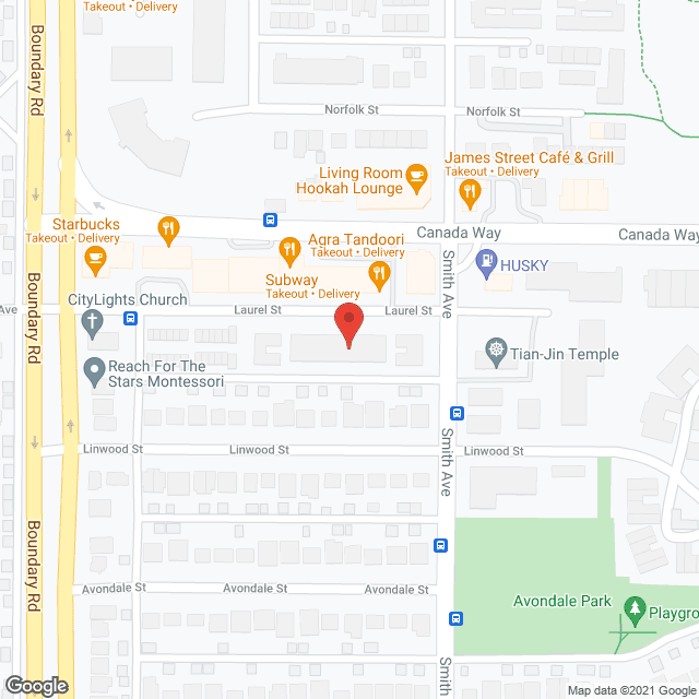 Sunset Heights Housing Co-Op in google map