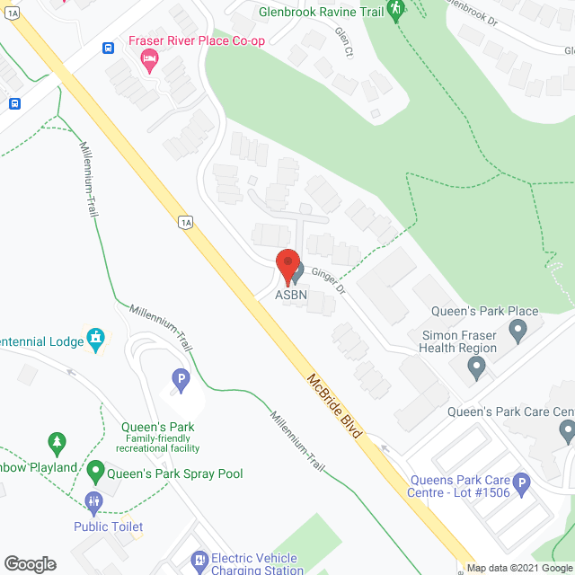 Queens Park Co-Op in google map