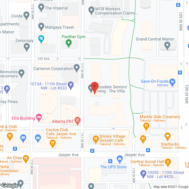 Rosedale Villa in google map