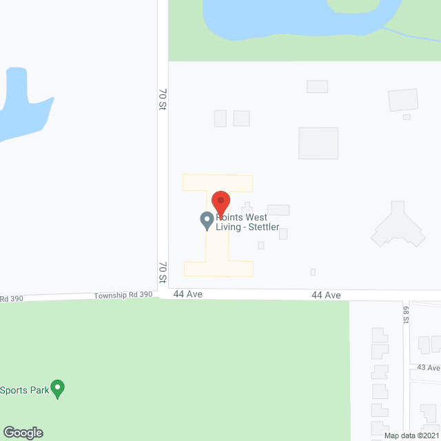 Points West Living Stettler in google map