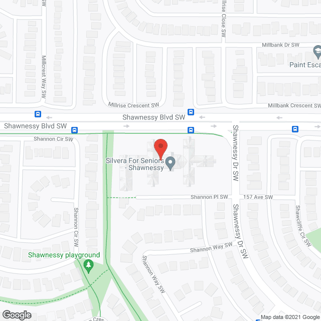 Shawnessy Community-low income housing in google map