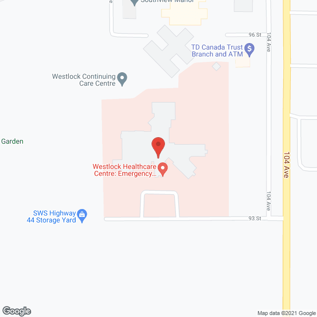 Westlock Continuing Care Centre in google map