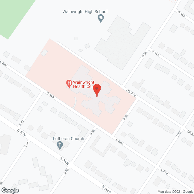 Wainwright Health Centre in google map