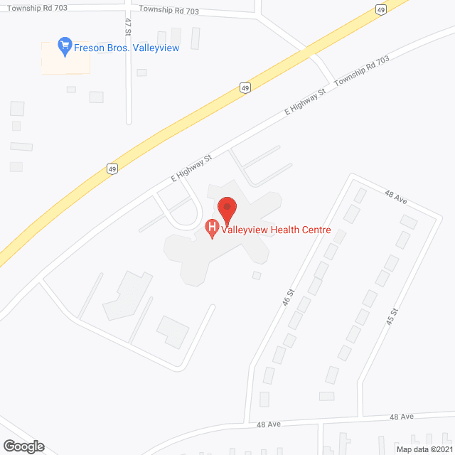 Valleyview Health Centre in google map