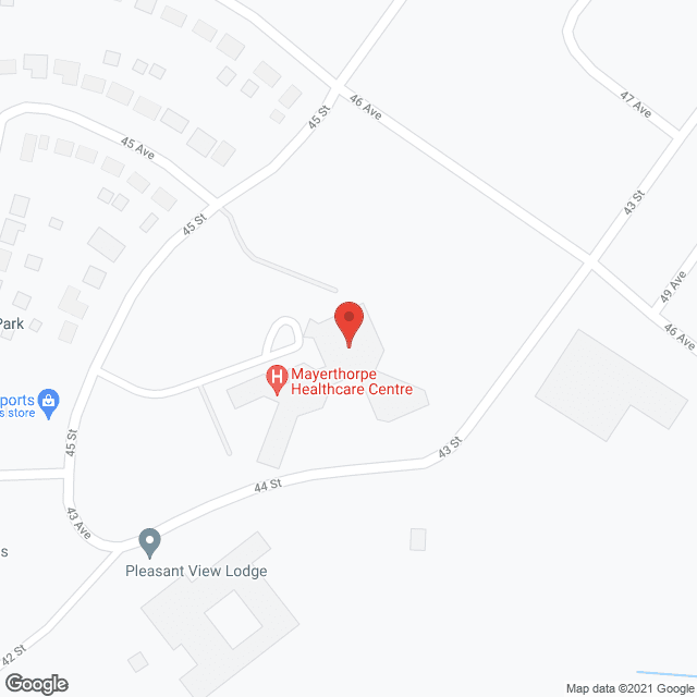 Mayerthorpe Healthcare Centre in google map