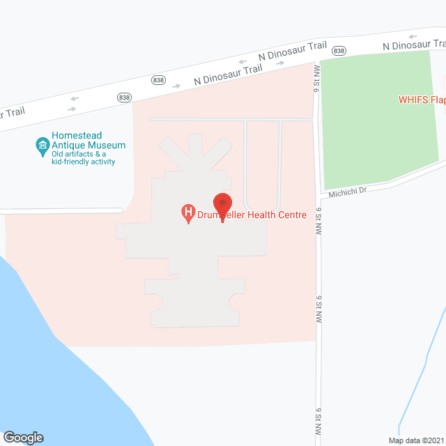 Drumheller Health Centre in google map