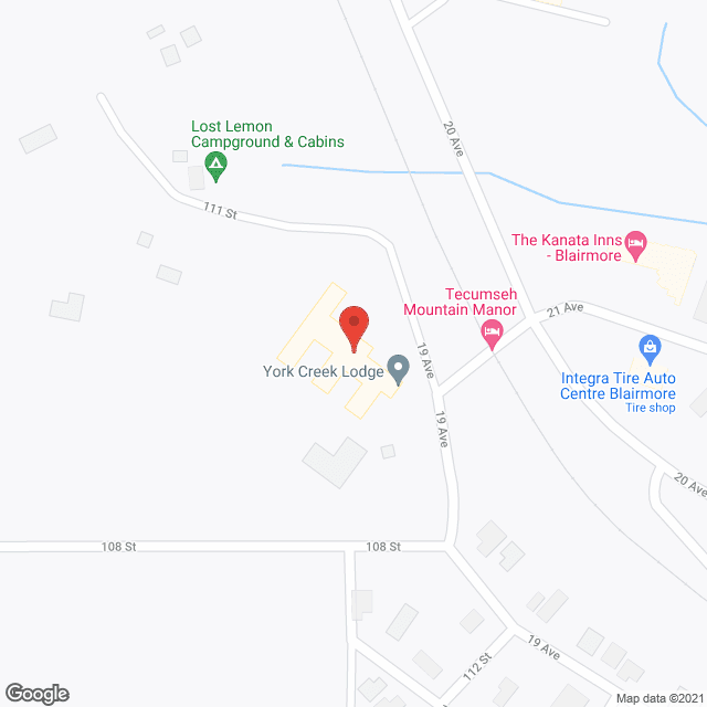 York Creek Lodge - LOW INCOME in google map