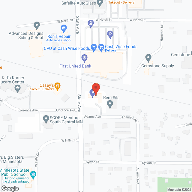 Visiting Angels in google map