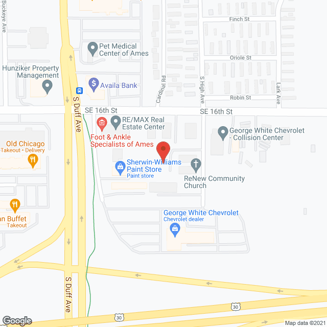 Comfort Keepers of Ames in google map