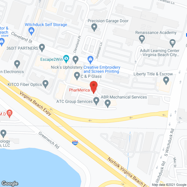 Professional Home Health in google map
