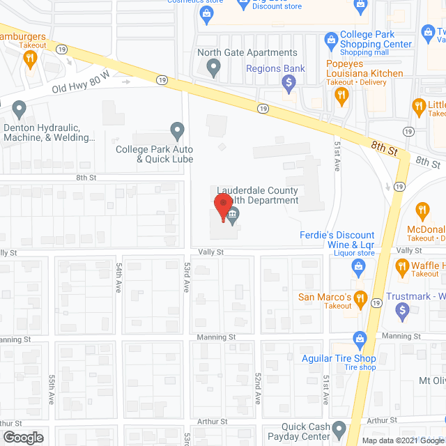 East Central Home Health in google map
