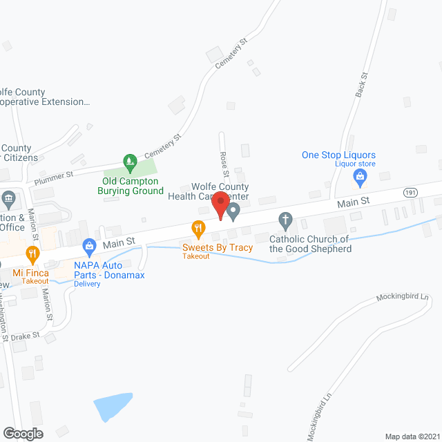 Wolfe County Home Health in google map