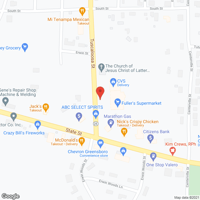 Hale County Home Health Agency in google map