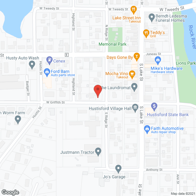 Senior Home Hustisford Inc in google map
