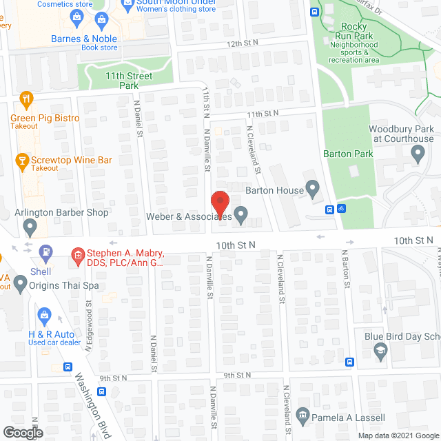 Arlington Manor in google map