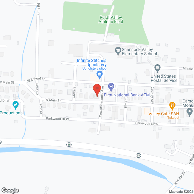 Rural Valley Manor in google map