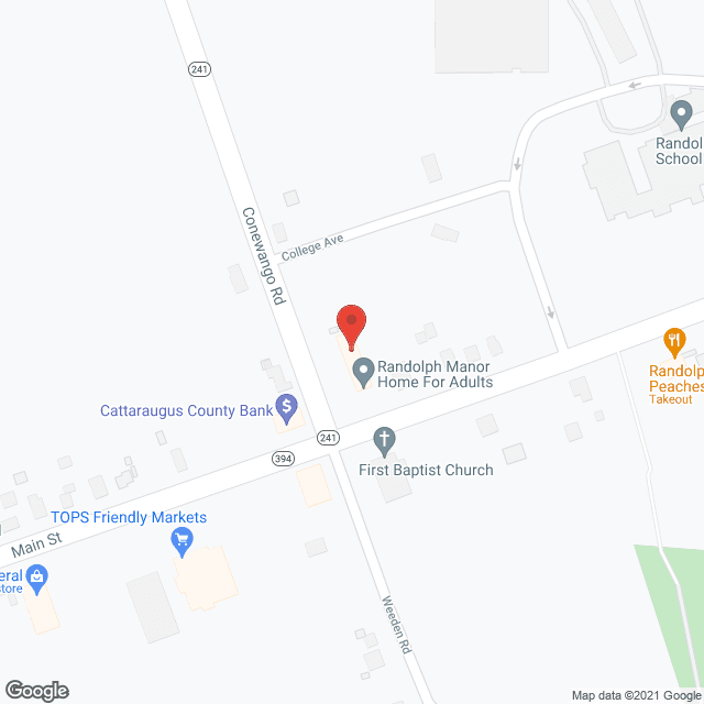 Randolph Manor in google map