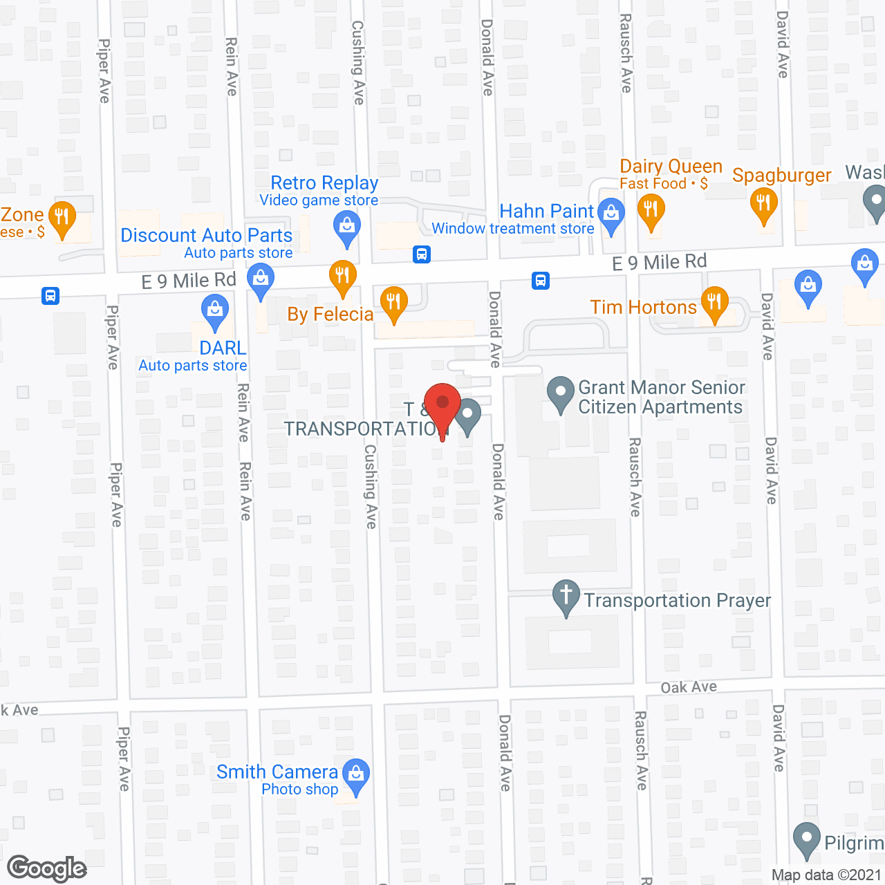 House of Caring in google map