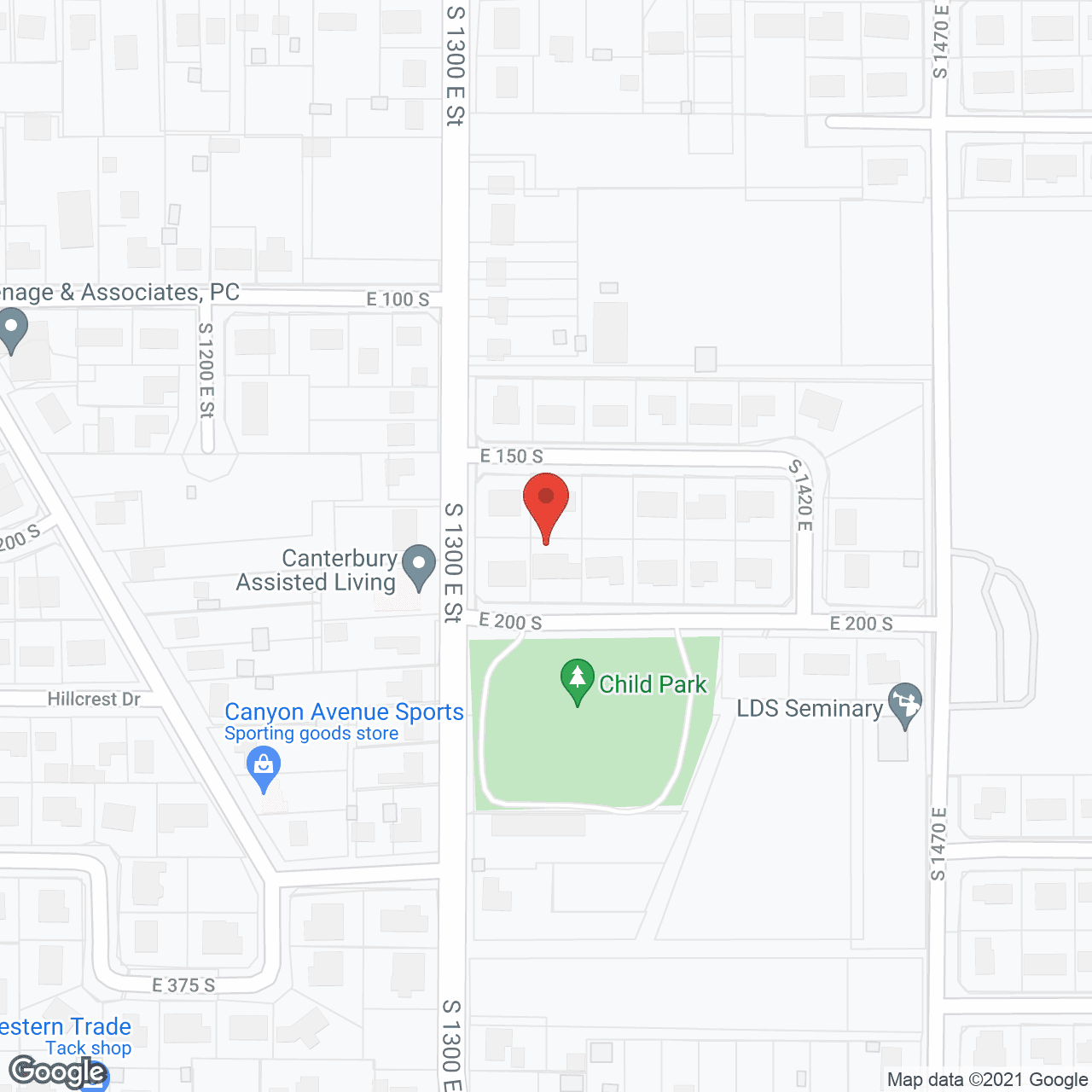 Canterbury Assisted Living in google map