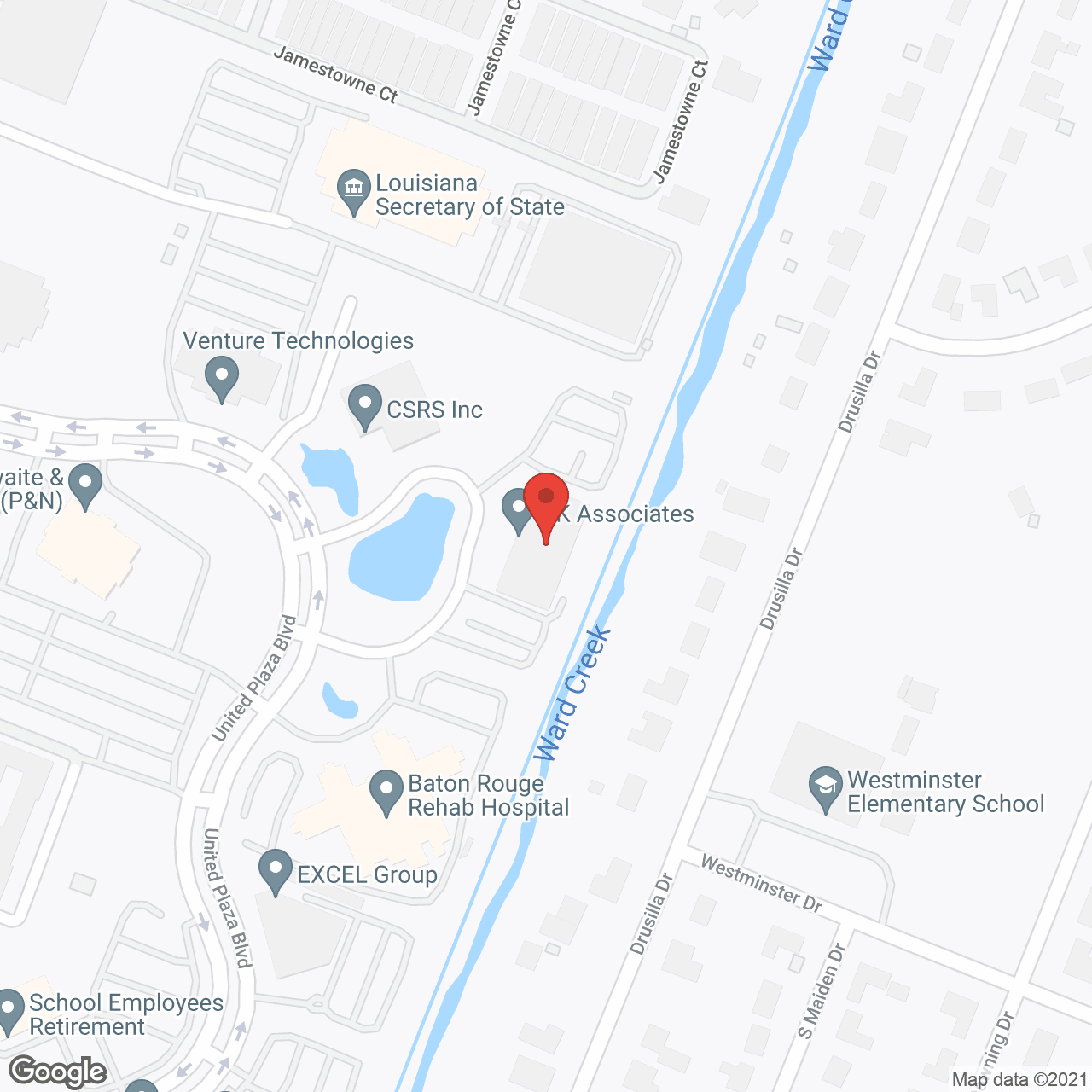 Louisiana Health Care Review in google map