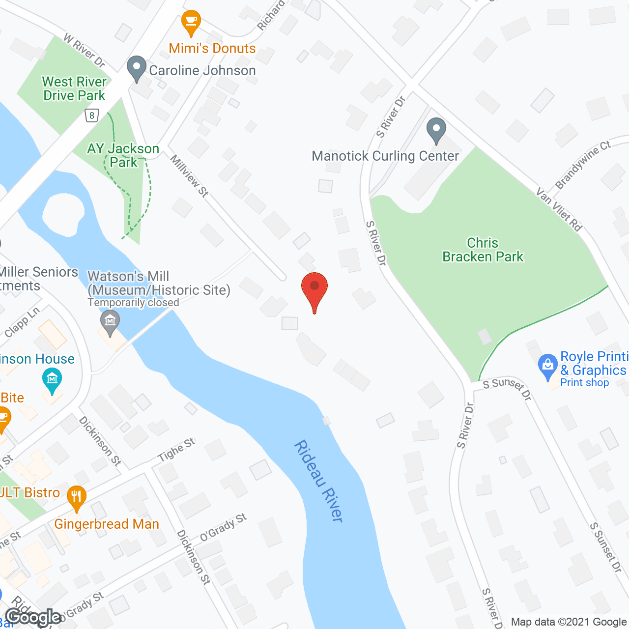 Manotick Place Retirement Community in google map