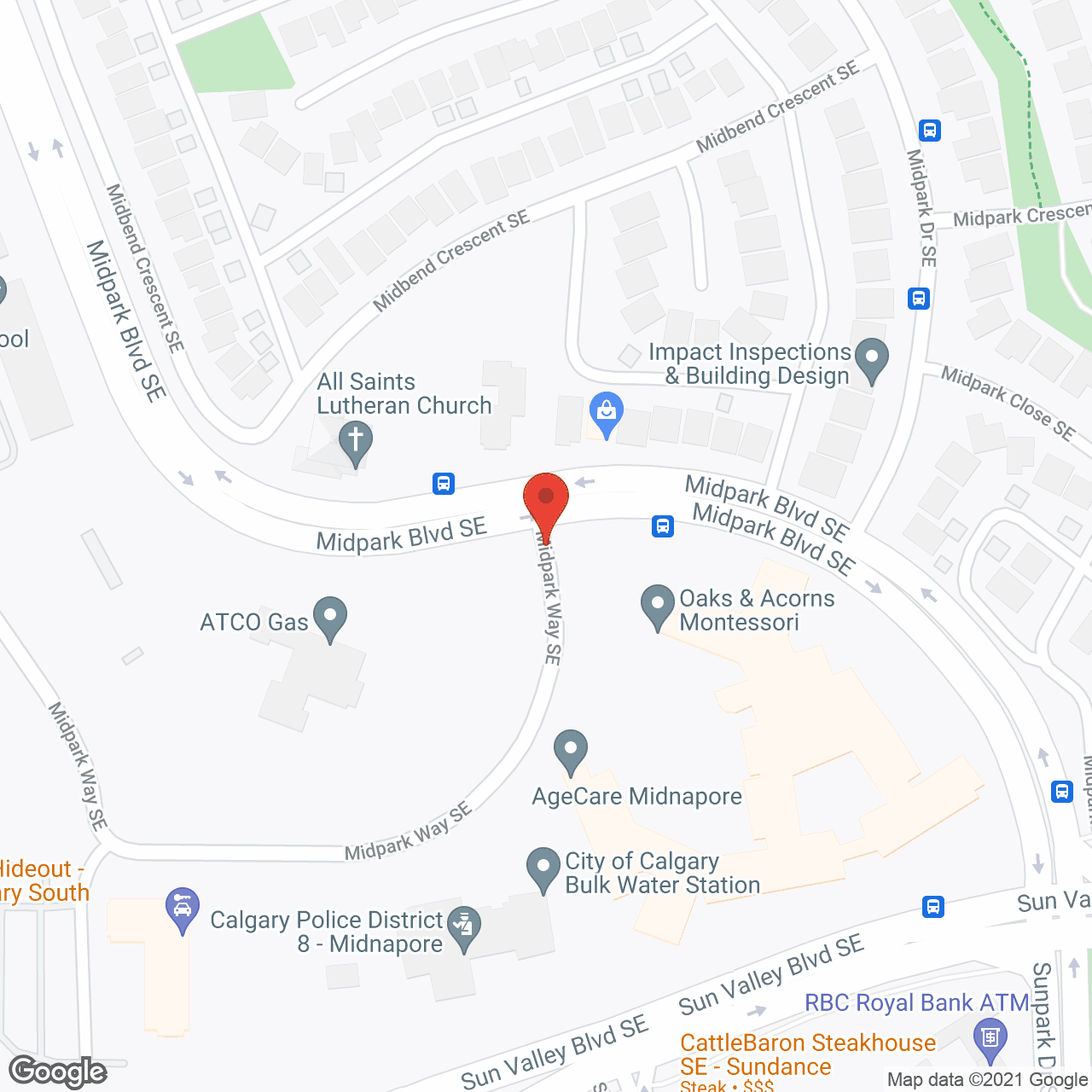 AgeCare Midnapore Estate in google map