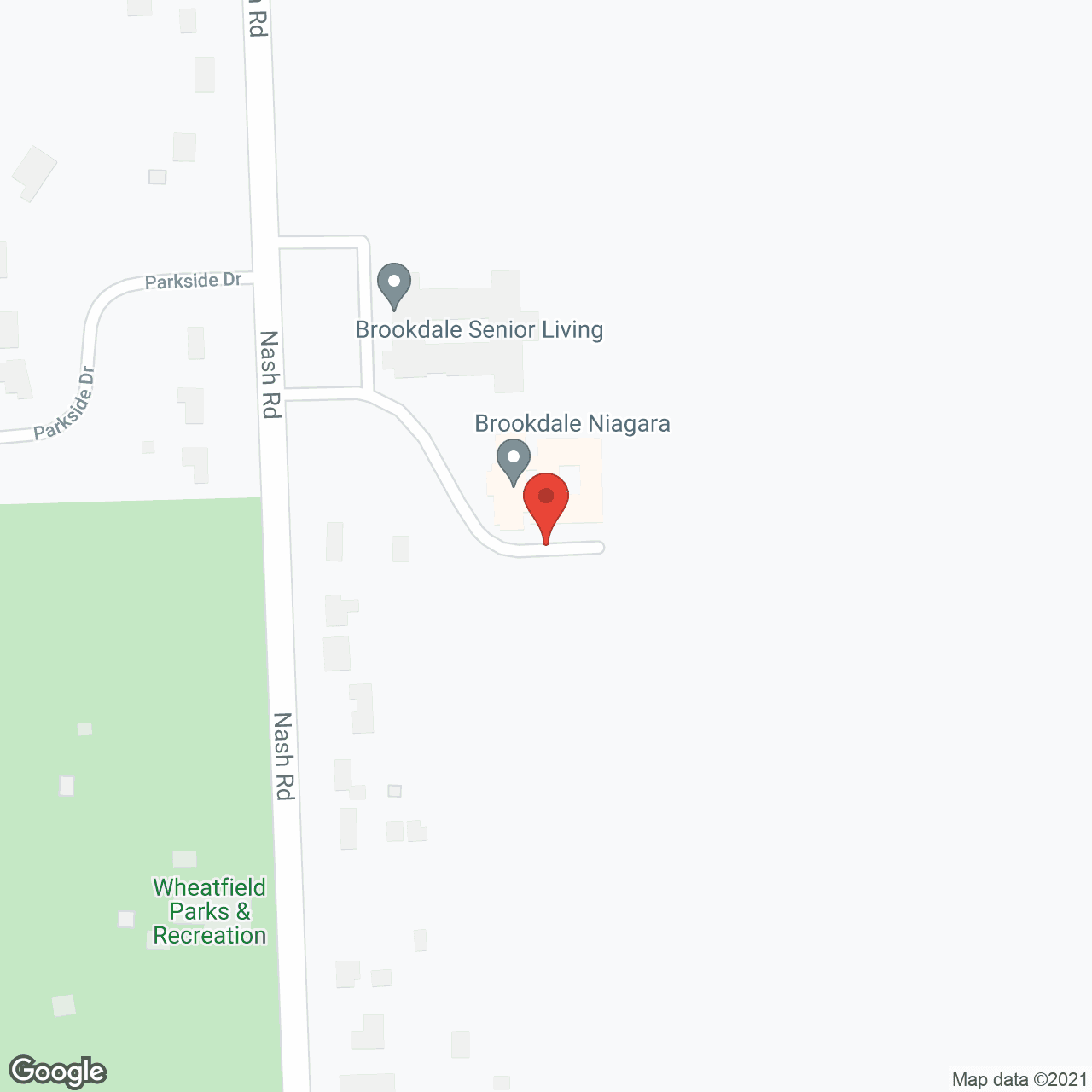 Brookdale Niagara (MC) in google map