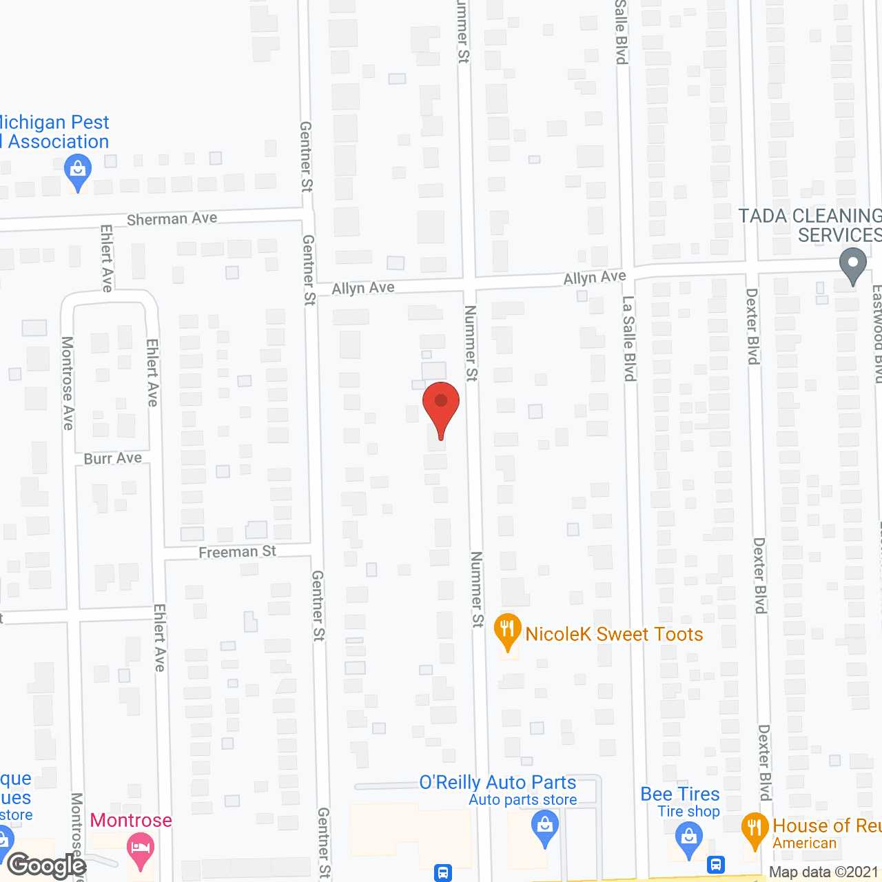 Nummer House in google map
