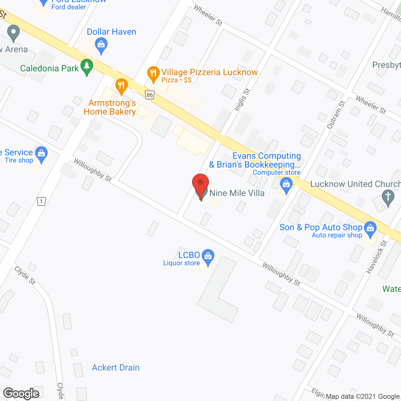 Nine Mile Villa in google map
