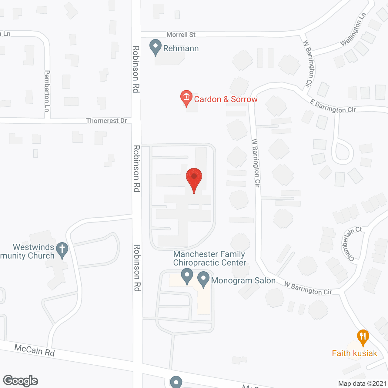 RidgeCrest Health Campus in google map