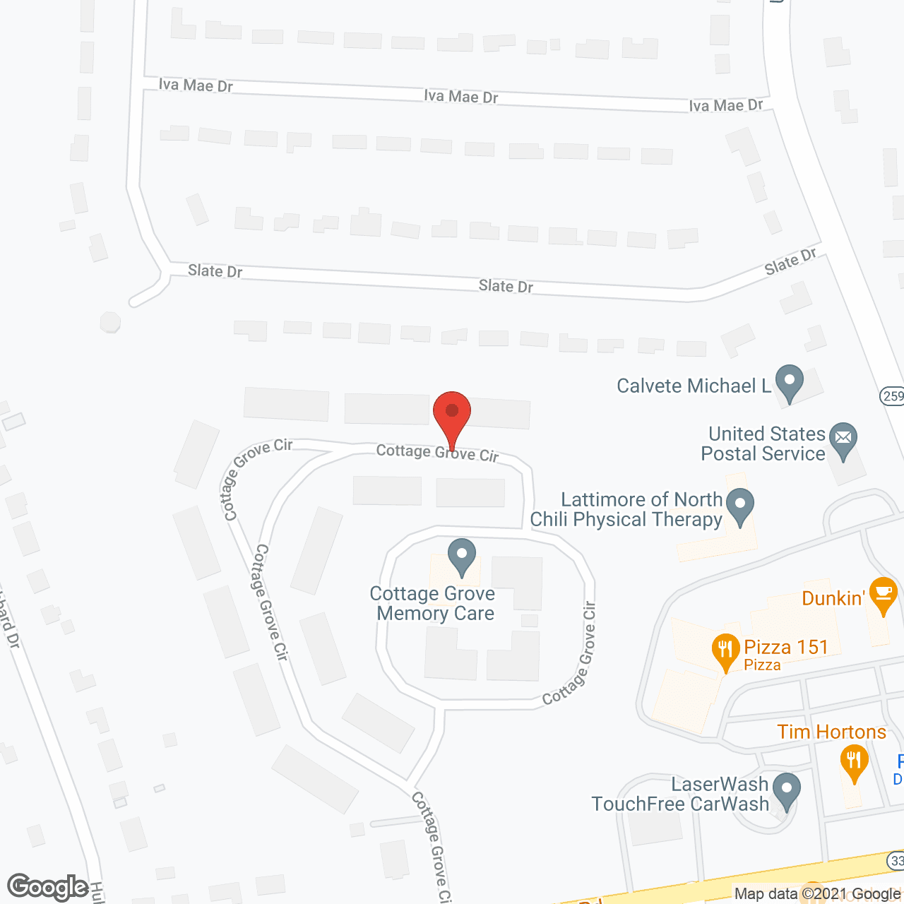 Cottage Grove Memory Care in google map