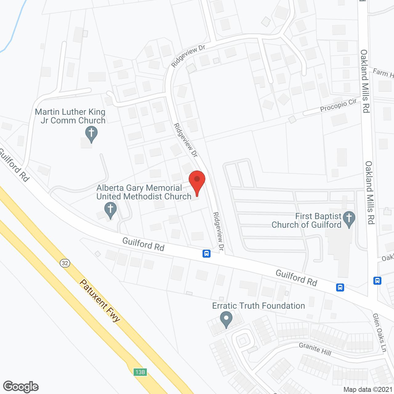 Agape Senior Home in google map