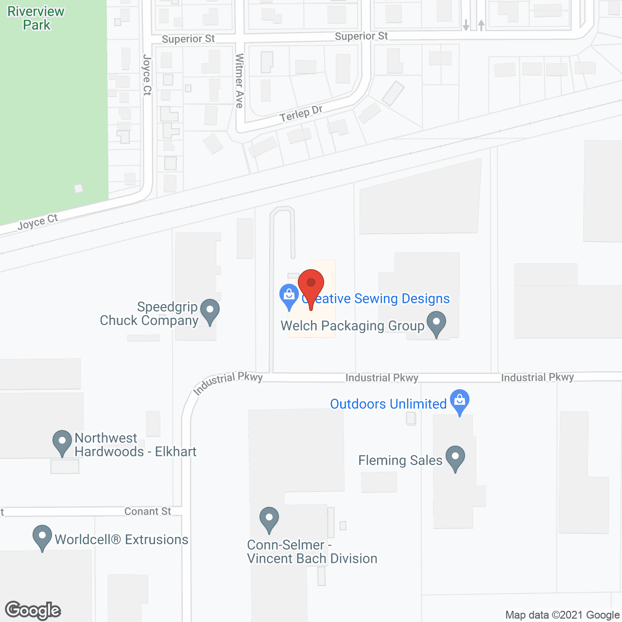 Elkhart General Home Care in google map