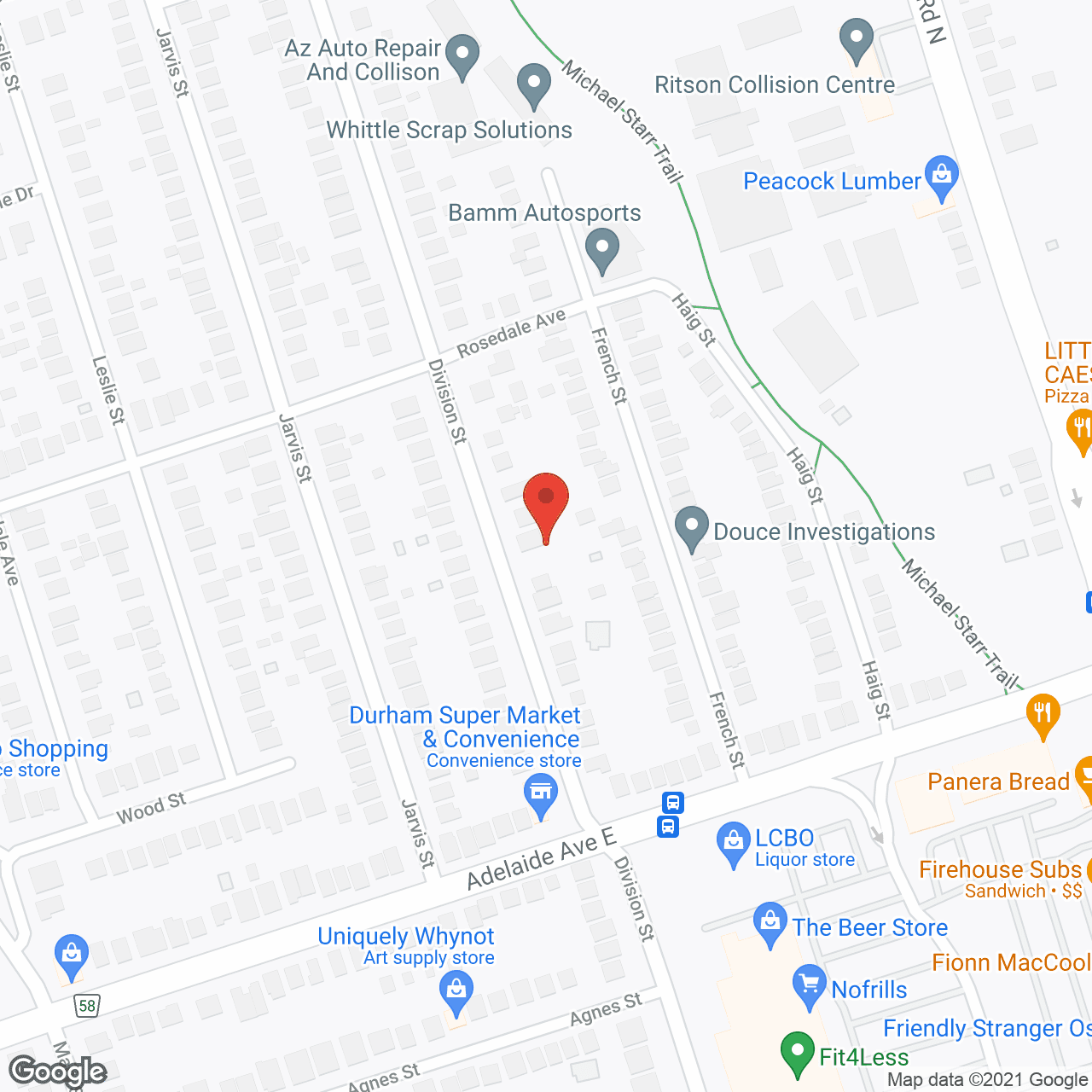 Tender Arms Healthcare Providers Corp - Oshawa in google map