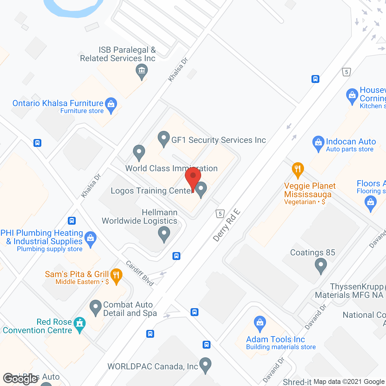 HomeWell Senior Care Mississauga in google map