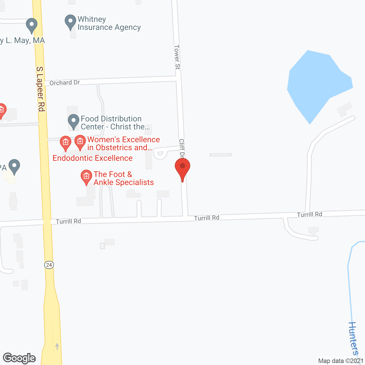 Churchill Farms AFC Home in google map