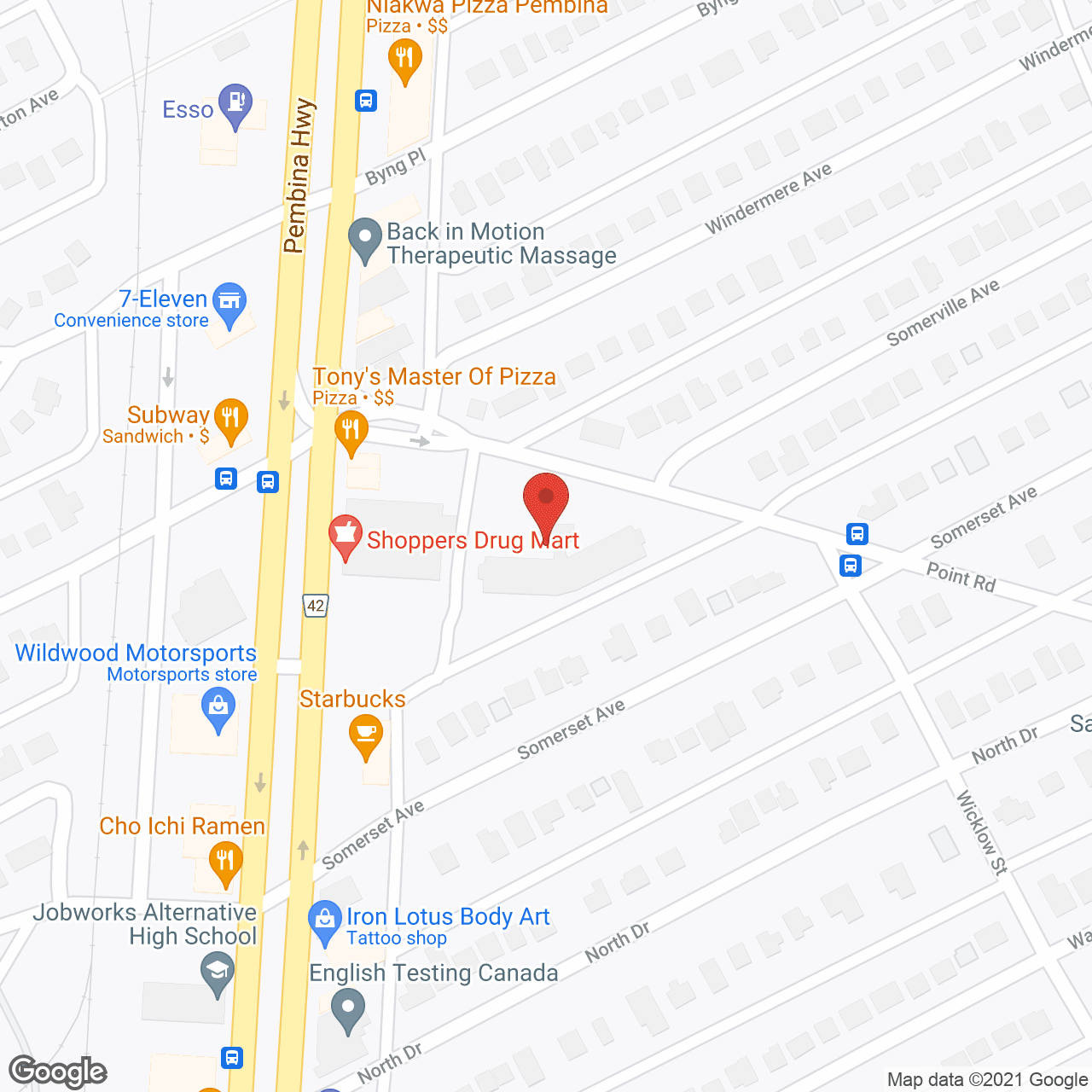 Kiwanis Plaza in google map