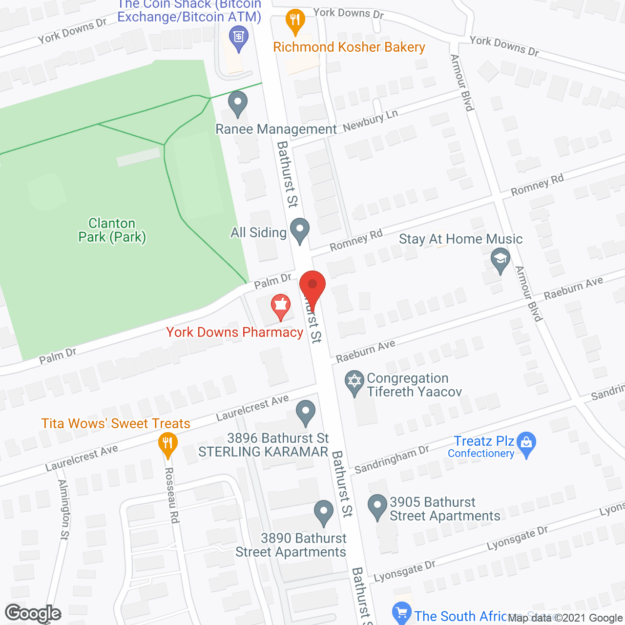 Cheltenham in google map