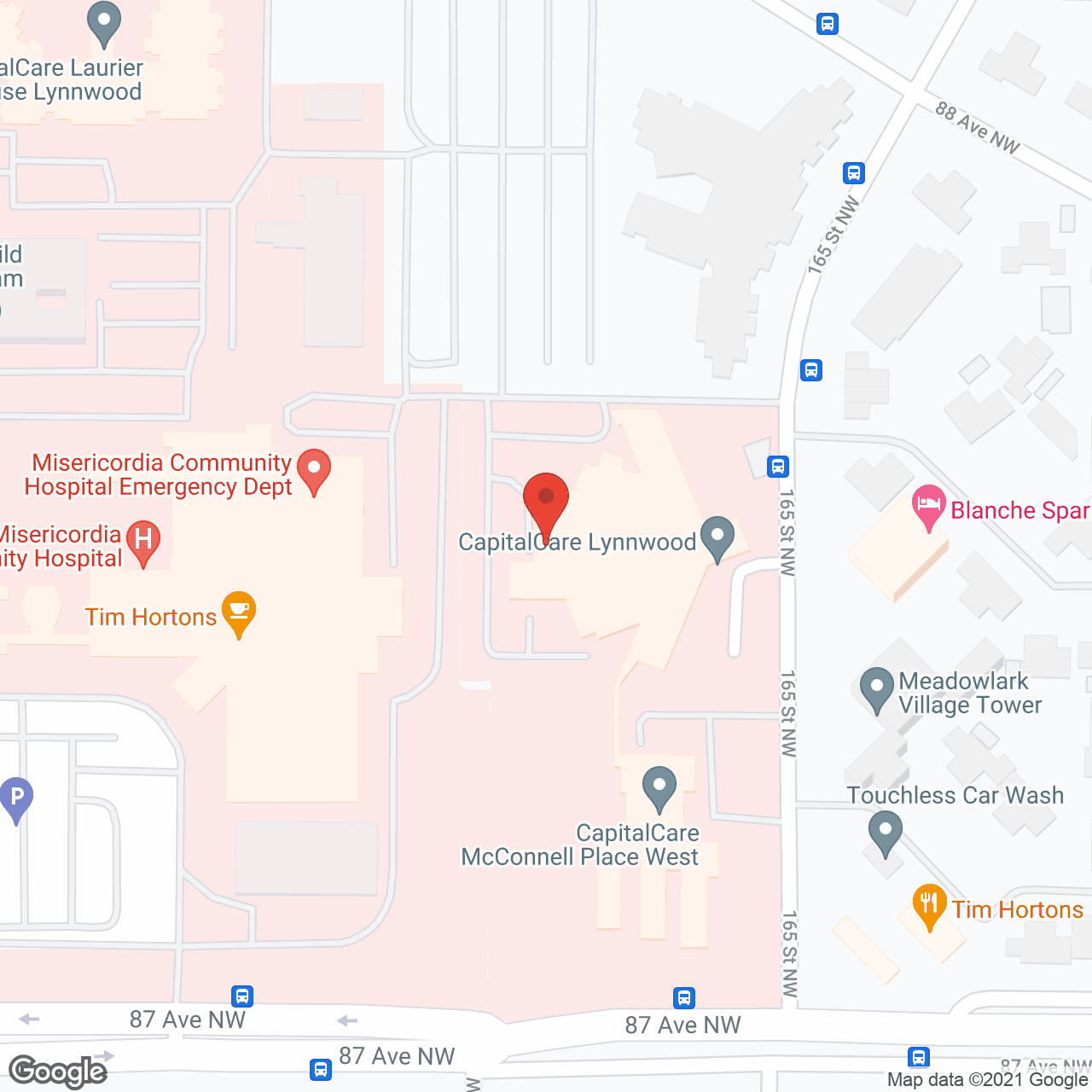 Capital Care Lynnwood in google map