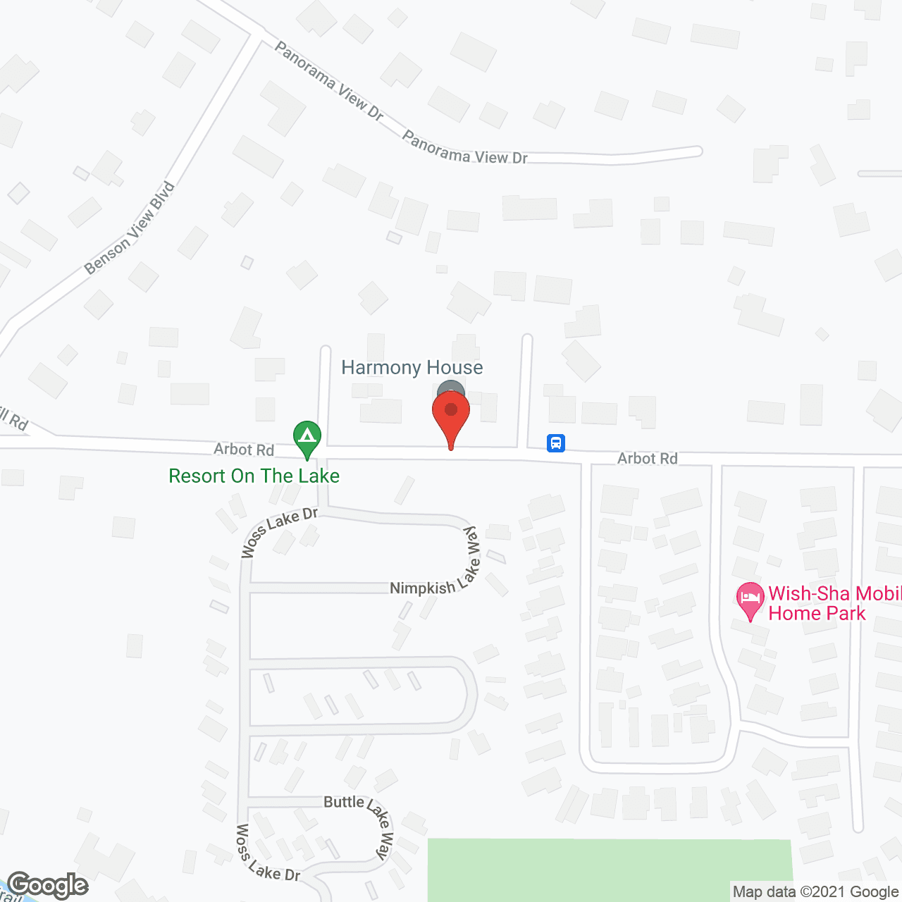Harmony House in google map