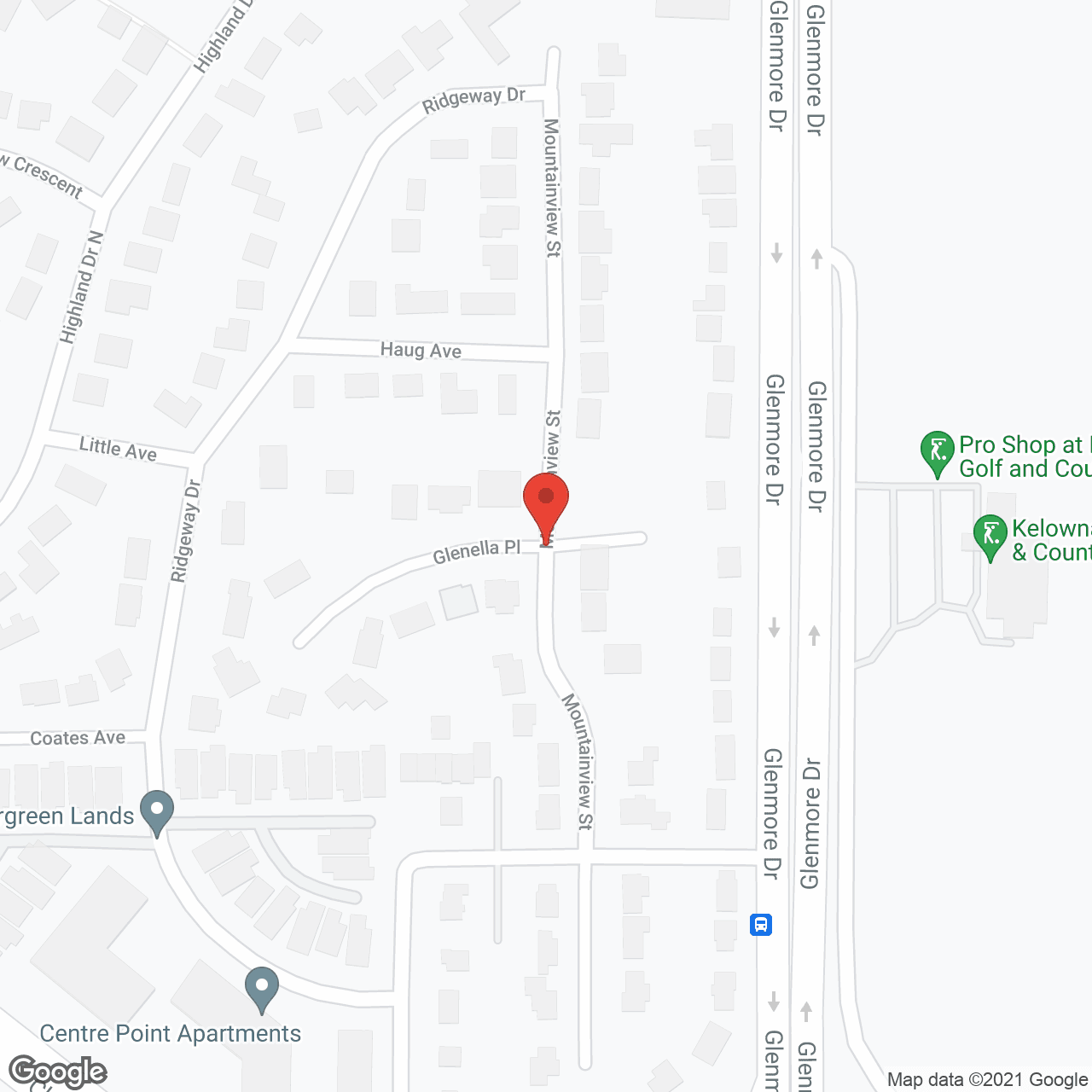 Brookside Residence in google map